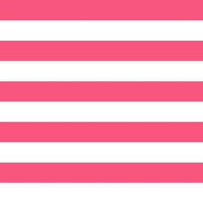 wide stripes bubble gum pink