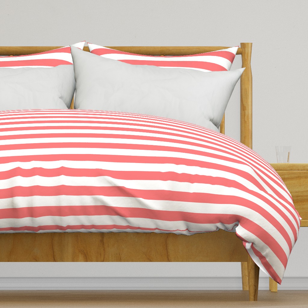 wide stripes coral