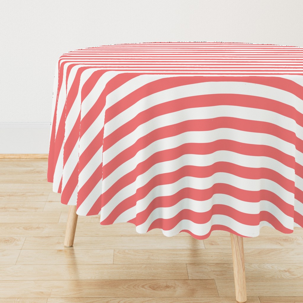 wide stripes coral