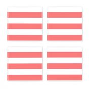 wide stripes coral