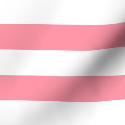 wide stripes blush pink