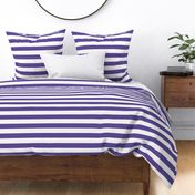 wide stripes indigo purple