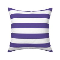 wide stripes indigo purple
