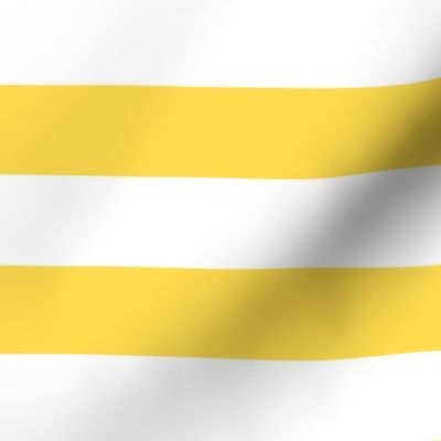 wide stripes butter yellow