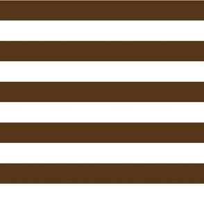 wide stripes mocha brown