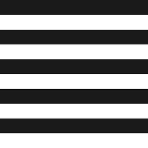 wide stripes midnight black