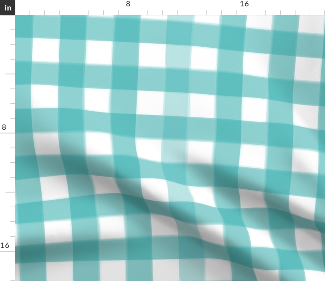 brushed wide gingham  