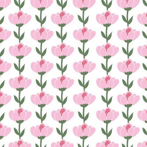 Scandinavian tulips - pink