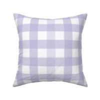 brushed wide gingham lavender purple