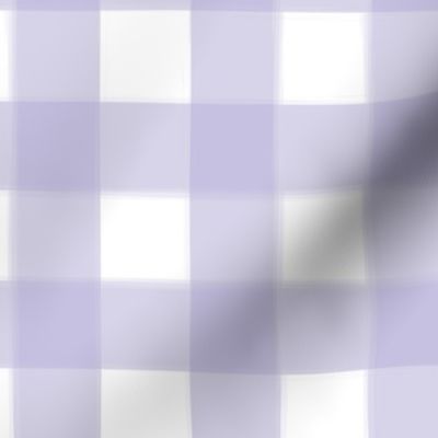 brushed wide gingham lavender purple