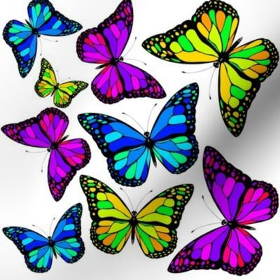 Rainbow Butterflies