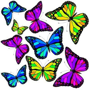 Rainbow Butterflies