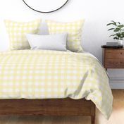 brushed wide gingham daffodil yellow