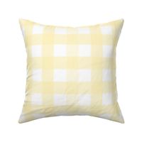 brushed wide gingham daffodil yellow