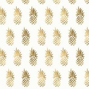 Gold Pineapple rows