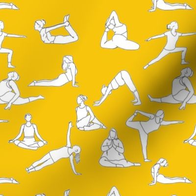 Yoga on Yellow