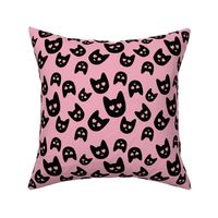 Love Cats on Pink