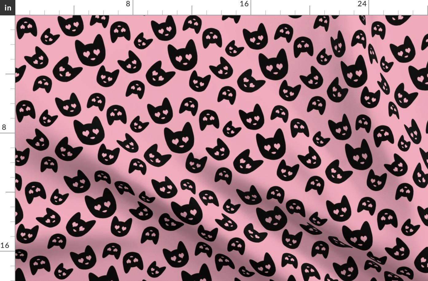 Love Cats on Pink