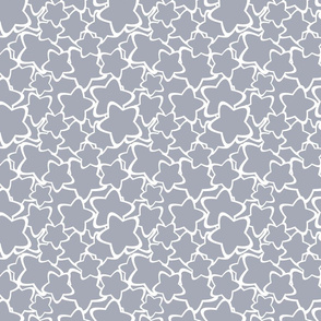 Twinkle Stars on Grey