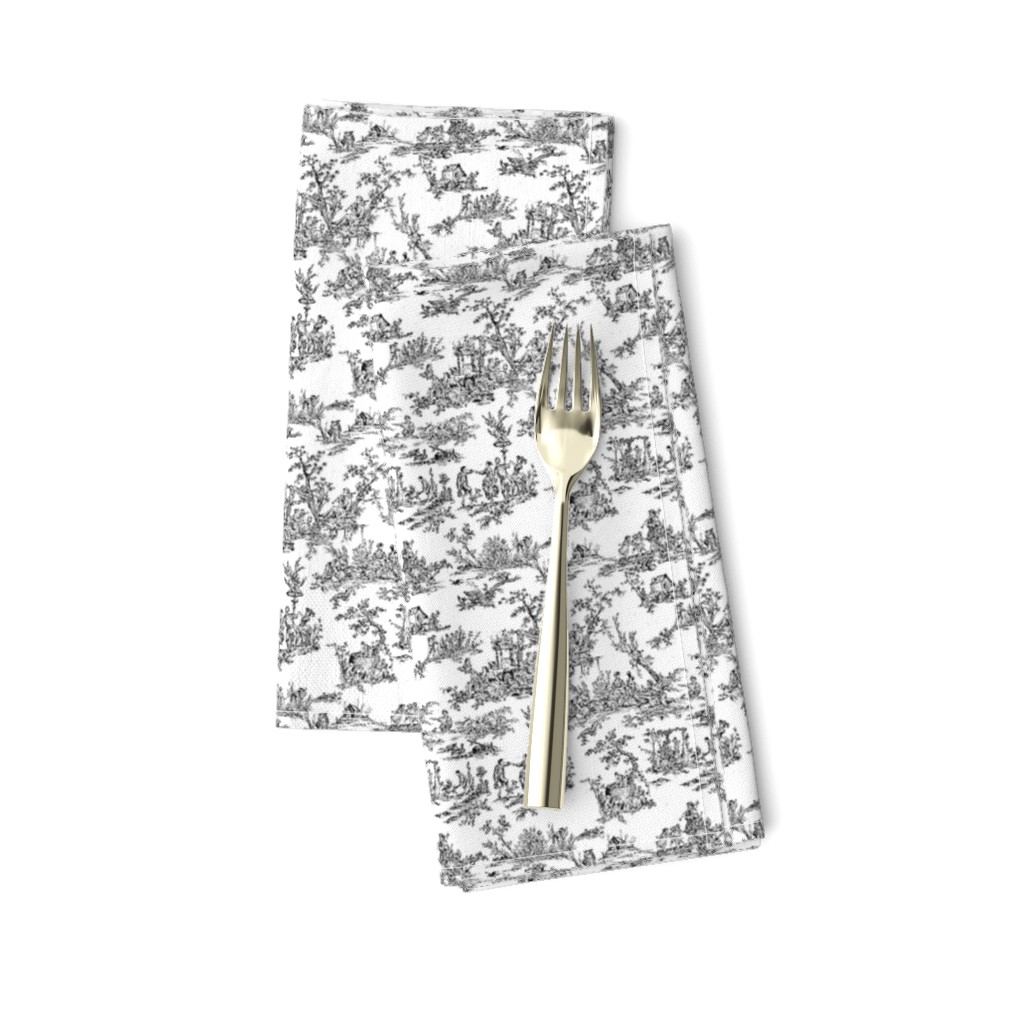 Tiny Toile Black