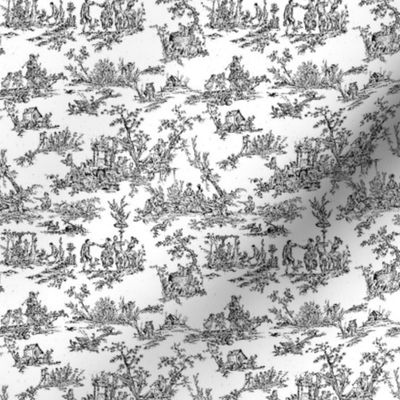 Tiny Toile Black