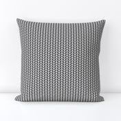 tiny herringbone » black + white no.2