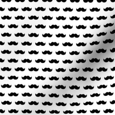 moustaches LG » black + white no.2