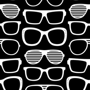 sunglasses LG reversed » black + white no.2