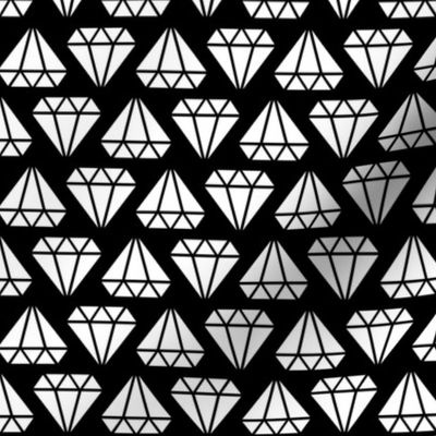 diamonds forever reversed » black + white no.3