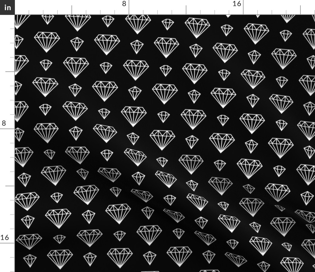 diamonds forever 2 reversed » black + white no.3