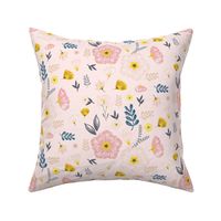 Monarch Gold Floral in Pink