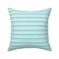 knitted teal no.2 chevron