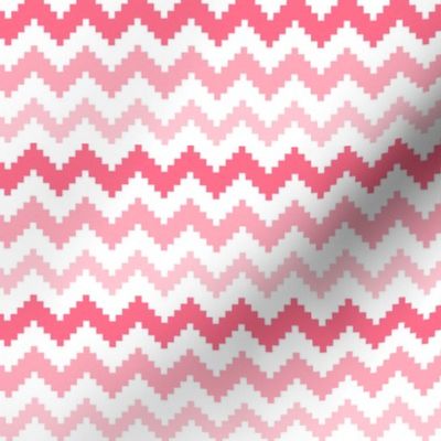 knitted pink no.2 LG chevron