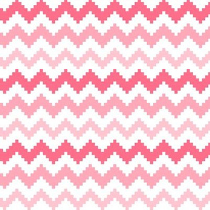 knitted pink no.2 LG chevron