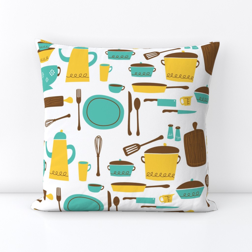 kitchen101 (lemon & turquoise)