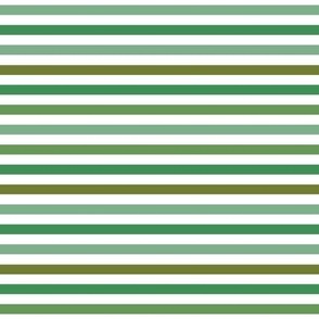 Greens on white, a St Pat's Day stripe by Su_G_©SuSchaefer