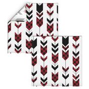 fletching arrows buffalo plaid || the happy camper collection