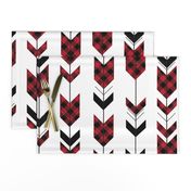 fletching arrows buffalo plaid || the happy camper collection