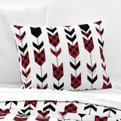 fletching arrows buffalo plaid || the happy camper collection