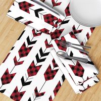 fletching arrows buffalo plaid || the happy camper collection