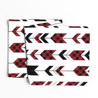 fletching arrows buffalo plaid || the happy camper collection