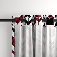 fletching arrows buffalo plaid || the happy camper collection