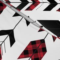 fletching arrows buffalo plaid || the happy camper collection