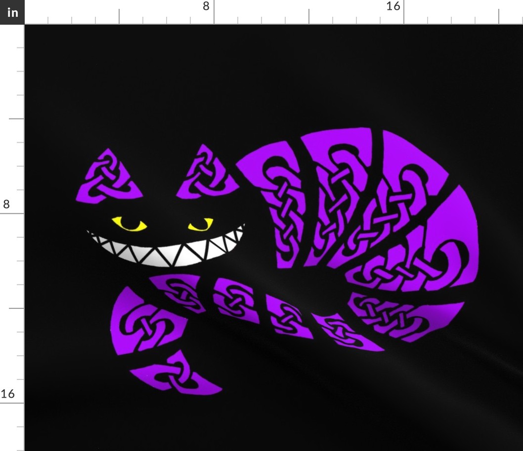 Celtic Cheshire Cat Fat Quarter