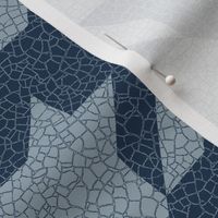 crackled houndstooth - faded blue