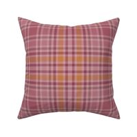 Charlotte Bronte's Wild Roses Plaid on Canvas