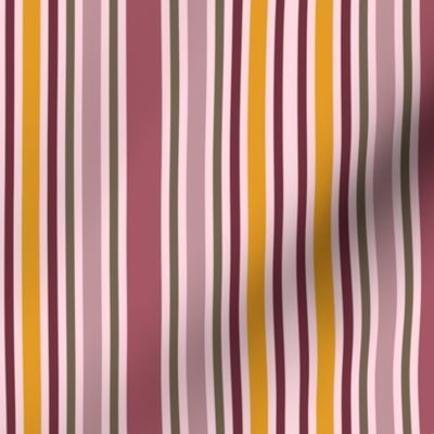 Charlotte Bronte's Wild Roses Stripe