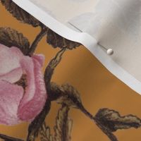 Charlotte Bronte's Wild Roses on Gold