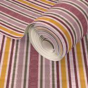 Charlotte Bronte's Wild Roses Moire Stripe