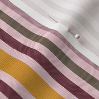 Charlotte Bronte's Wild Roses Moire Stripe